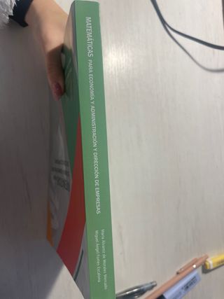 Matemáticas para economía y ADE