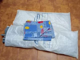 Toldo y cerramiento ligero para caravana