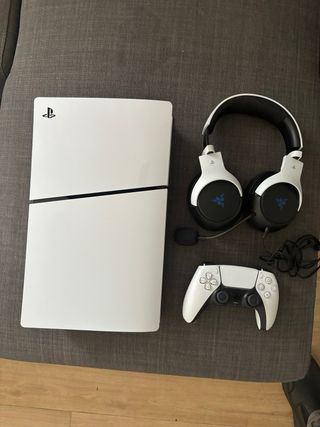 Ps5 Slim Digital Blanca - Como Nueva