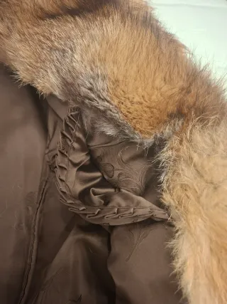 Abrigo Piel pelo natural vintage