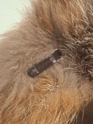 Abrigo Piel pelo natural vintage