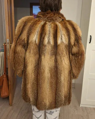 Abrigo Piel pelo natural vintage