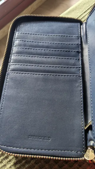 Monedero Springfield azul nuevo