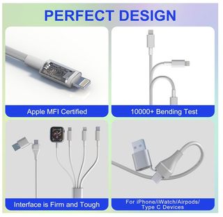 Carica batterie viaggio orologio cellulare cavo