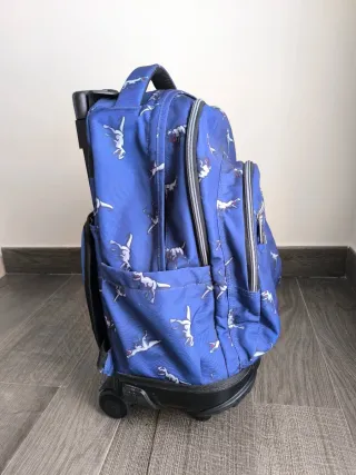 Mochila Totto con ruedas y estampado