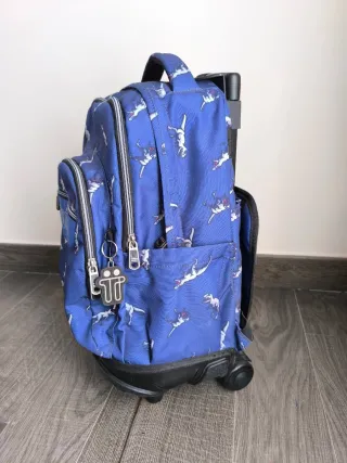 Mochila Totto con ruedas y estampado