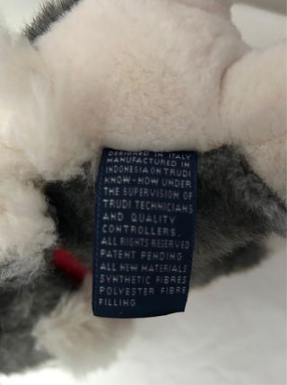 Peluche Husky Trudi Originale