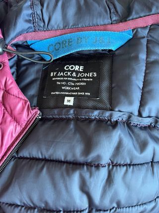 Cazadora acolchada hombre talla M morada