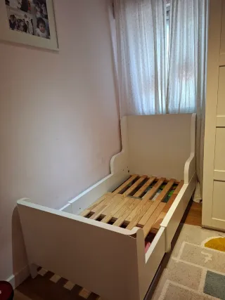 Cama infantil blanca IKEA Mamut