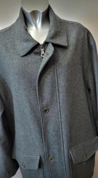 Giaccone vintage 85% lana Made in Italy mis.50