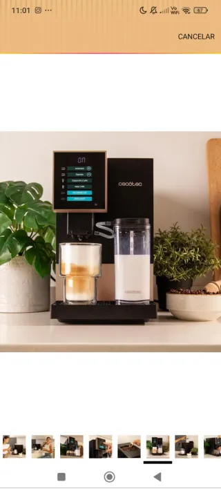 Cafetera Cecotec Compactccino Black Rose