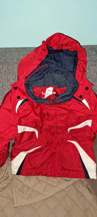 Giubino da neve bambino rosso