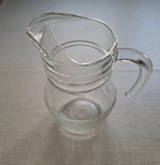 Jarra de agua vintage cristal