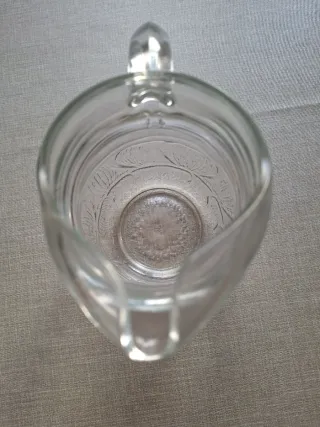 Jarra de agua vintage cristal