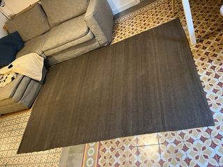 Alfombra Zara Home grande marrón