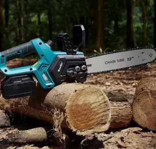 Motosega Lama 12 pollici 2 Batterie 88V + Valigia