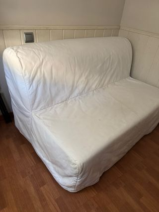 Divano letto Ikea Lycksele bianco IMPECCABILE!