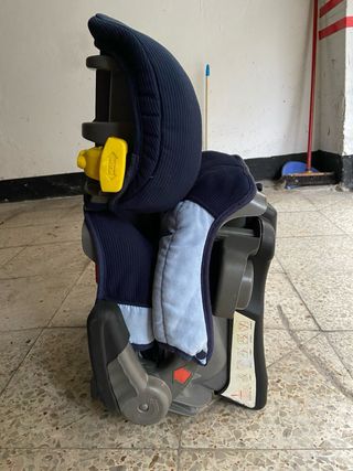 Silla coche infantil azul y marino