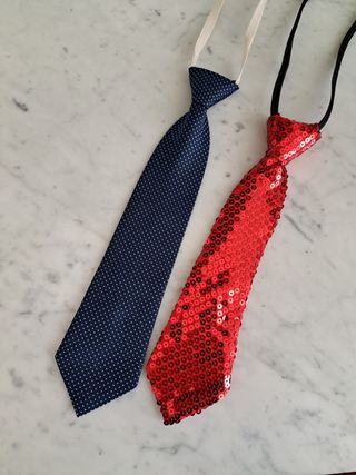 2 Cravatte Bimbo Cerimonia Festa