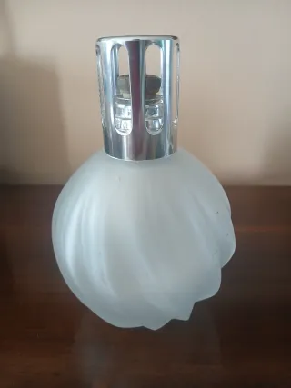 Lampada Berger Francia Vetro e Metallo