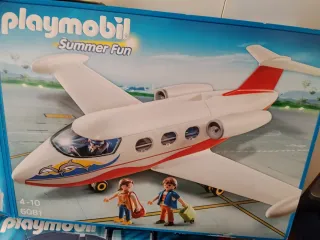 Playmobil Avión Jet Verano + 2 Cajas