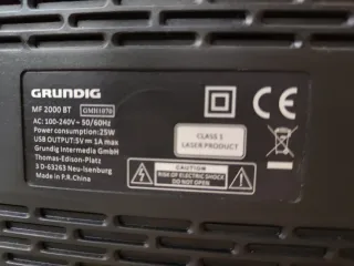 Microcadena Grundig MF 2000 BT