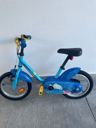 Bicicleta infantil azul Decathlon