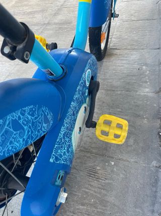 Bicicleta infantil azul Decathlon