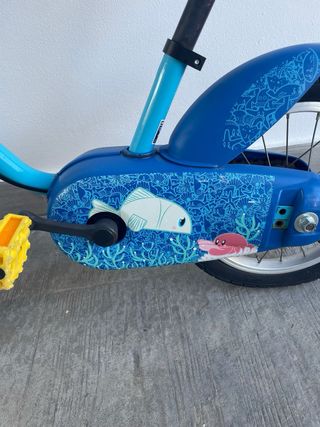 Bicicleta infantil azul Decathlon
