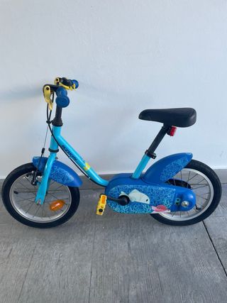 Bicicleta infantil azul Decathlon