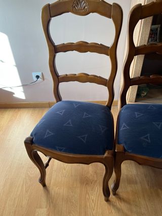 5 Sillas de Comedor Madera Haya