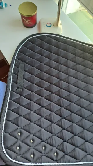 Sudadero negro para caballo cristales brillantes