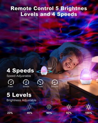 Proyector Estrellas Bebé Recargable con Música