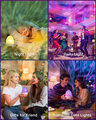 Proyector Estrellas Bebé Recargable con Música