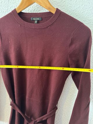 Vestido Massimo Dutti Rojo Talla M