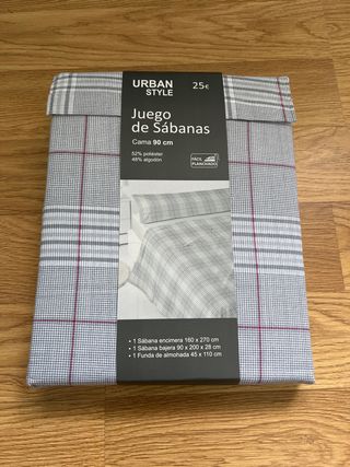 Juego de Sábanas Cama 90 Urban Style