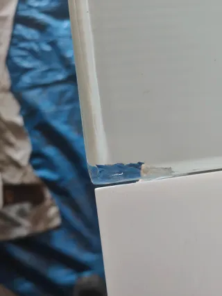 Mesa de comedor/cocina cristal y metal