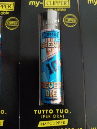 Set 4 Accendini Clipper Maradona