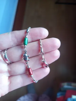 Pulsera Plata Elefante