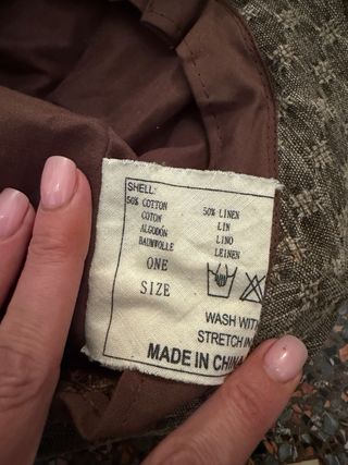 Berretto newsboy cotone effetto denim