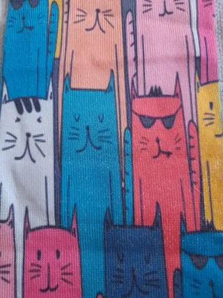 Calcetines largos divertidos de gatos