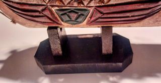 Modellino Santa Maria legno vintage anni '70