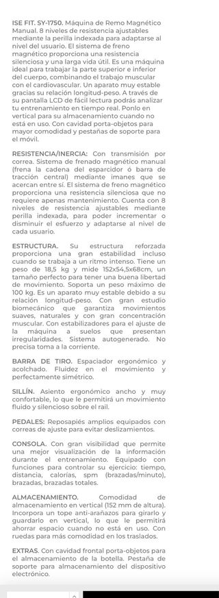 Máquina de Remos ISEFIT