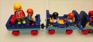 Pack Playmobil 1.2.3 Tren y Vehículos