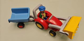 Pack Playmobil 1.2.3 Tren y Vehículos