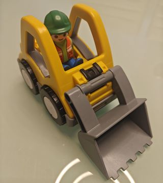 Pack Playmobil 1.2.3 Tren y Vehículos