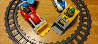 Pack Playmobil 1.2.3 Tren y Vehículos