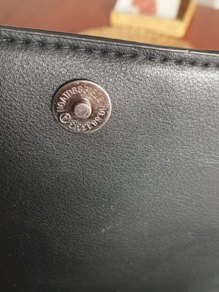 Mochila cuero sintético negra