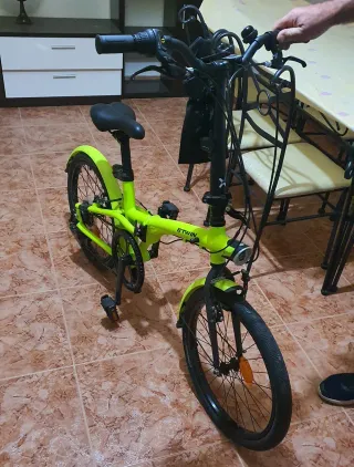 Bicicleta Plegable Decathlon Verde
