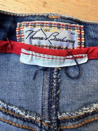 Falda tejana Burberry azul